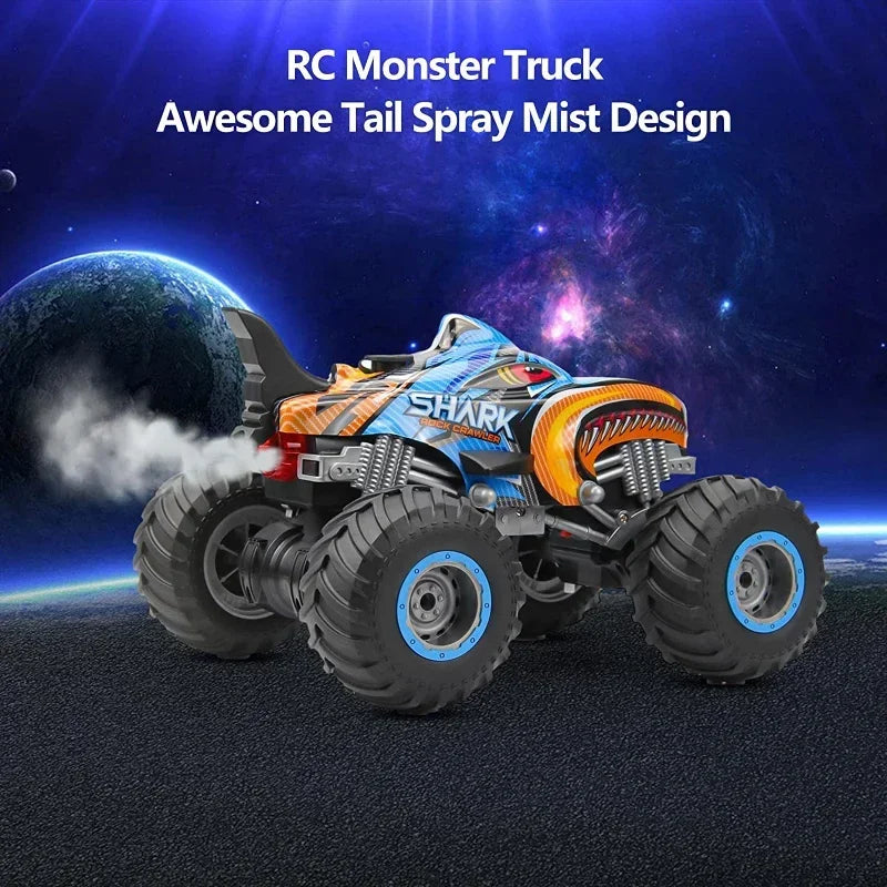 Monster Truck RC 4x4 Off-Road – Auto radiocomandata Rock Crawler Drift (Design Shark Digger)