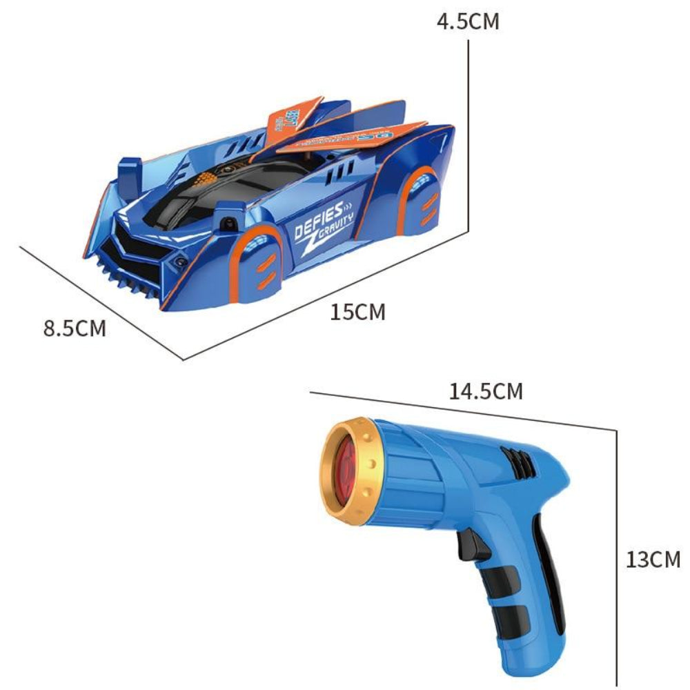 Wall Climbing RC Car Laser Remote Control LED Stunt Children Toy