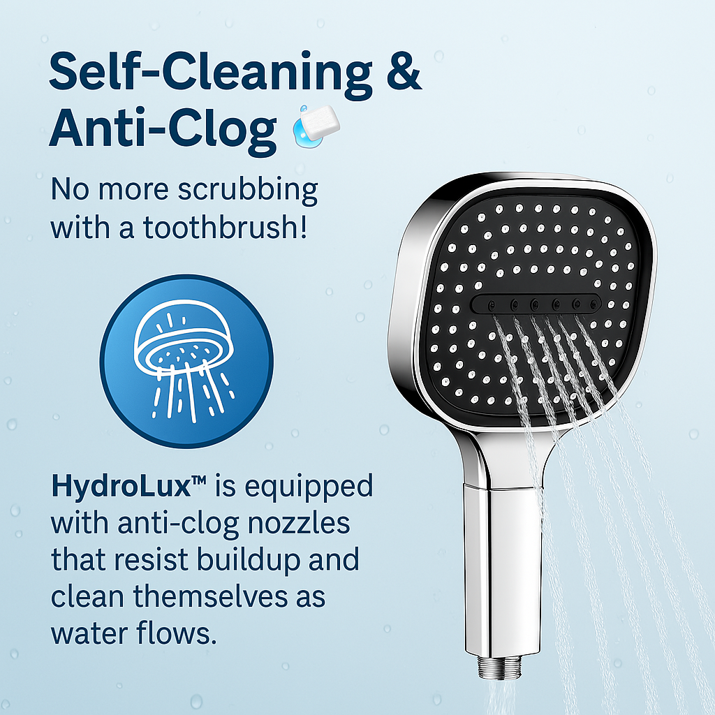 Puili | High-Pressure Shower Head | Turbo-Boost Technology & Advanced Filtration for Healthier Skin and Hair