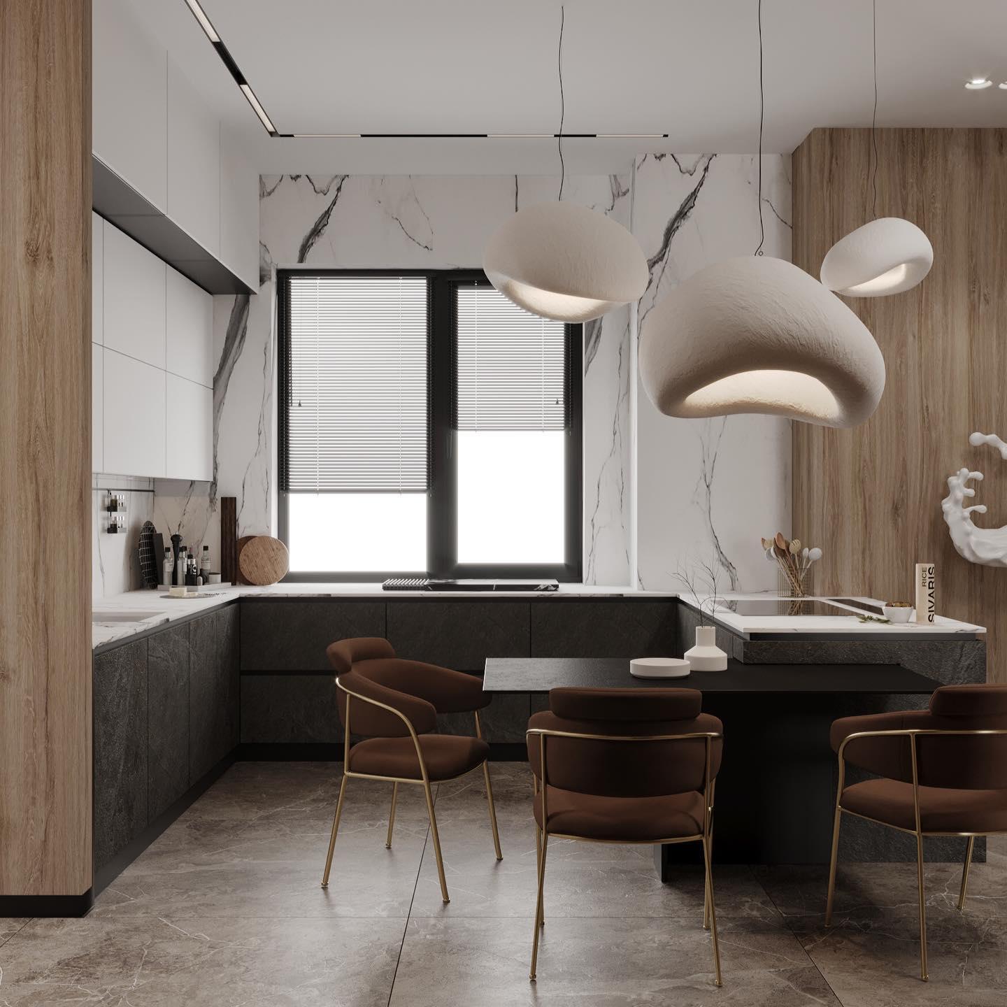 Modern Minimalist Dome LED Pendant Light 1-Light