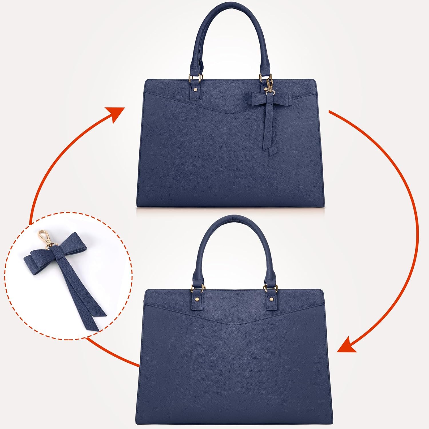Women’s Work Laptop Tote Bag with Organised Multi-Compartment Layout