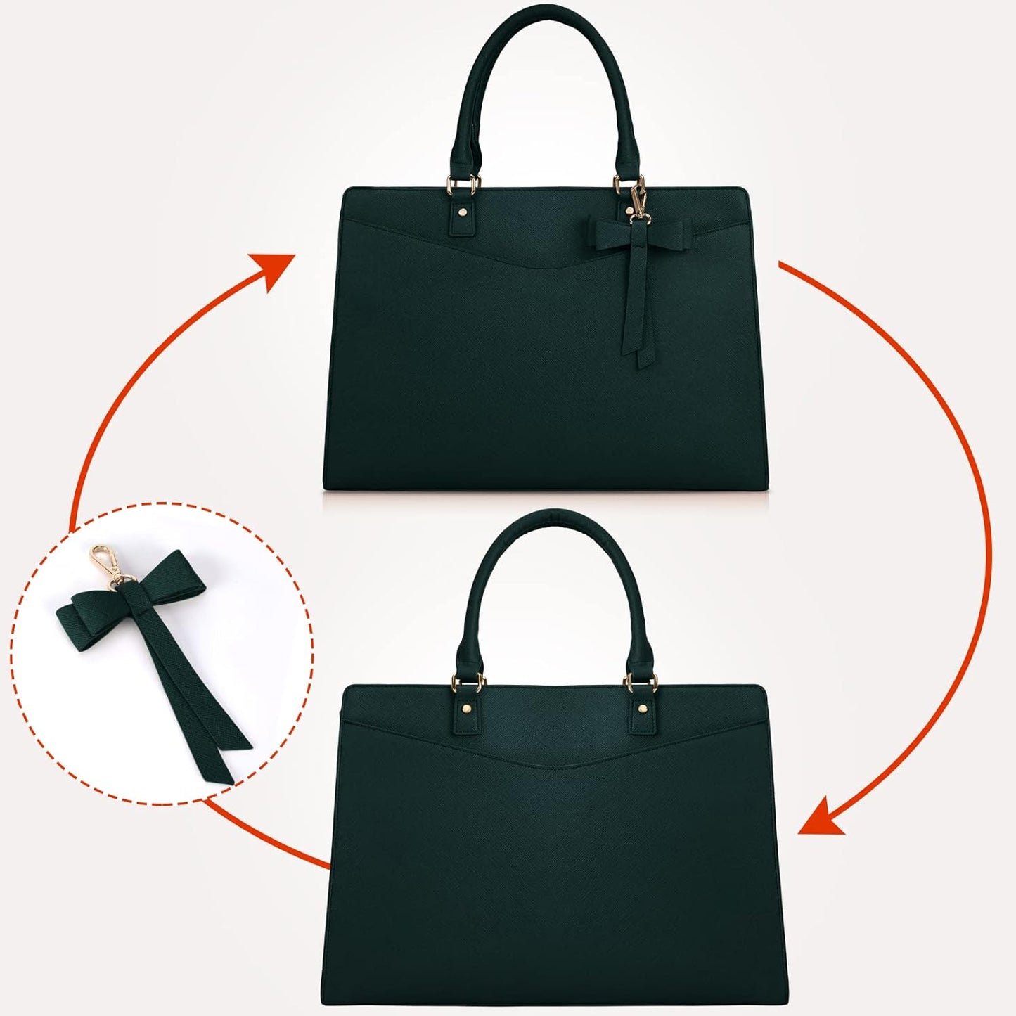 Women’s Work Laptop Tote Bag with Organised Multi-Compartment Layout