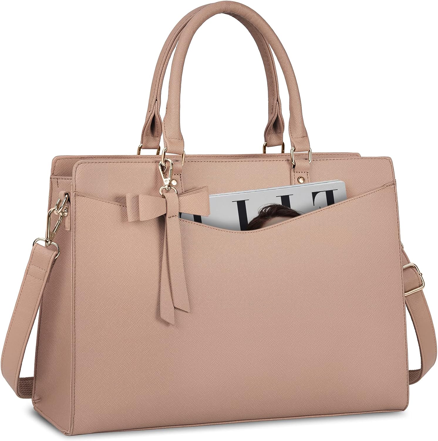 Women’s Work Laptop Tote Bag with Organised Multi-Compartment Layout
