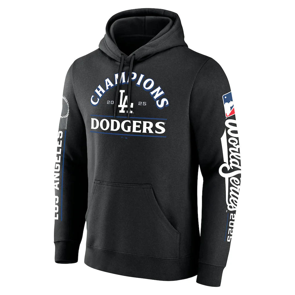 Felpa con Cappuccio Nera Campioni World Series 2025 Los Angeles Dodgers