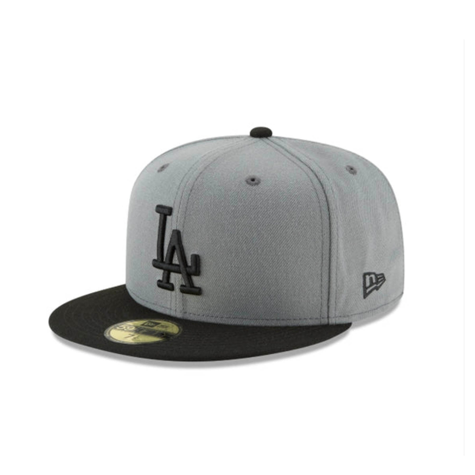 Los Angeles Dodgers 2025 World Series Champions Gray & Black 59FIFTY Fitted Hat