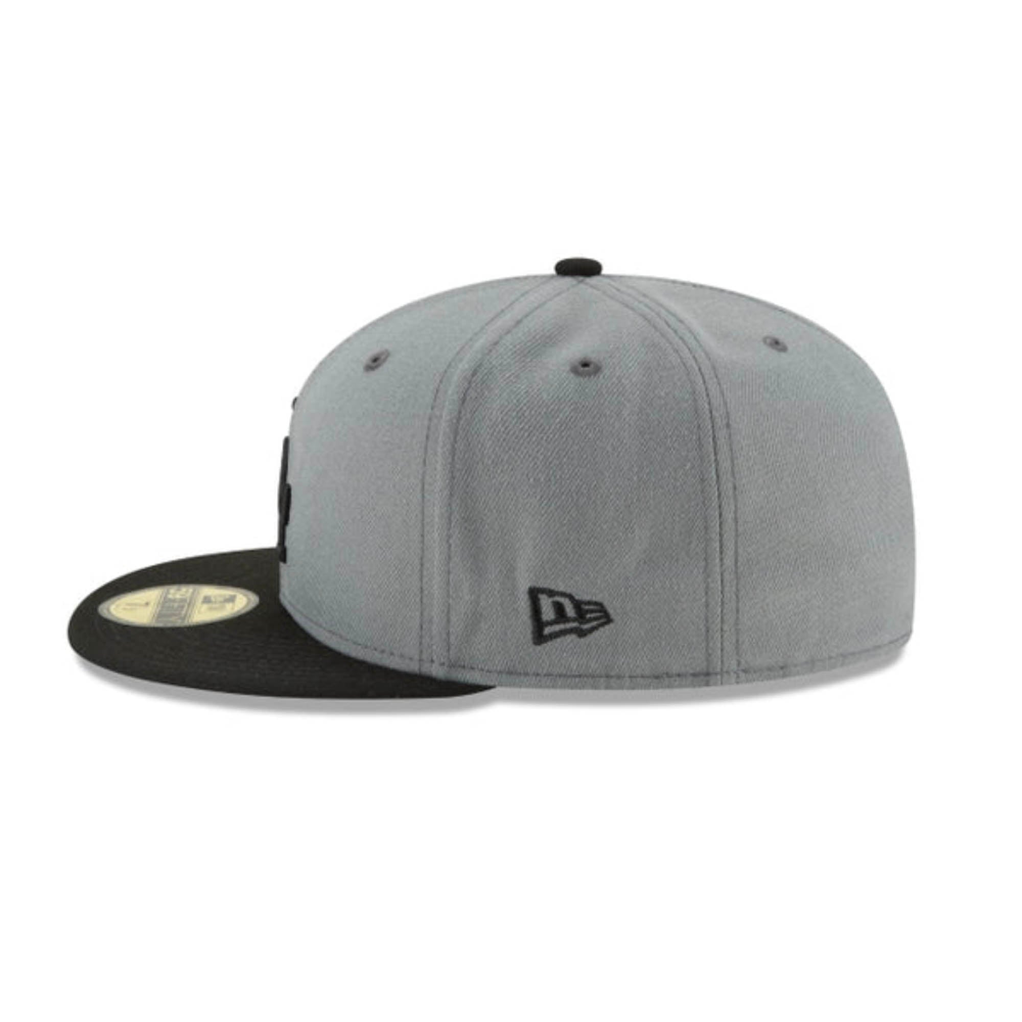Los Angeles Dodgers 2025 World Series Champions Gray & Black 59FIFTY Fitted Hat