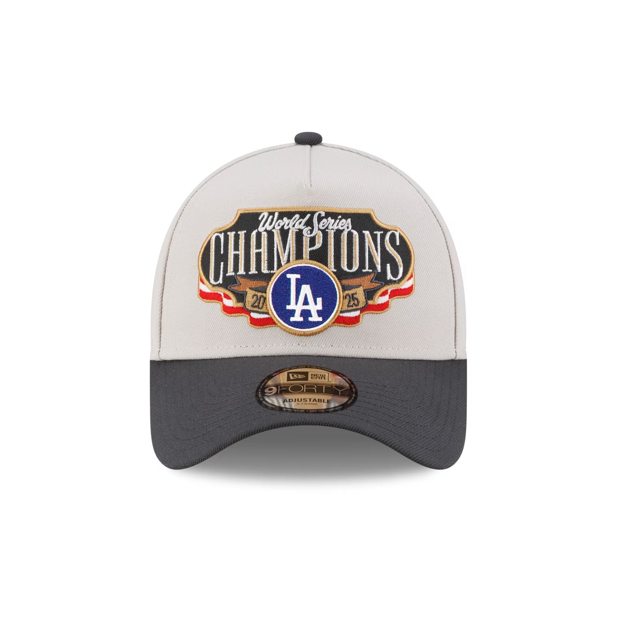Cappello regolabile A-Frame 9FORTY Spogliatoio Campioni World Series 2025 Los Angeles Dodgers