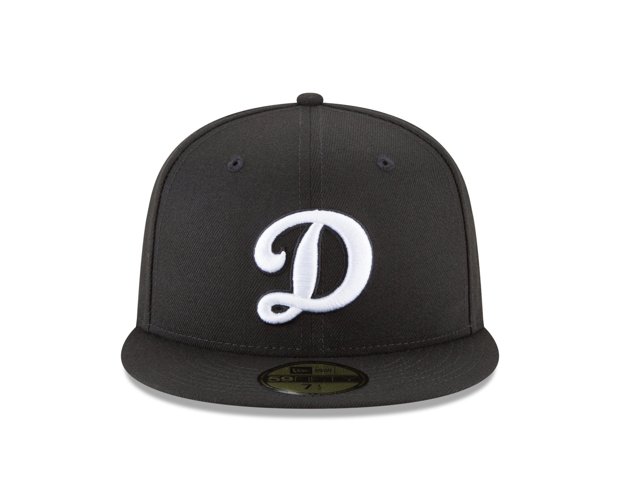 Cappello Fitted 59FIFTY Nero con Logo Alternativo della Collezione Autentica Los Angeles Dodgers