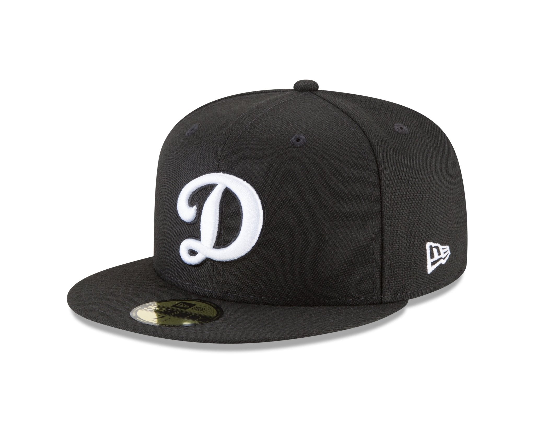Cappello Fitted 59FIFTY Nero con Logo Alternativo della Collezione Autentica Los Angeles Dodgers