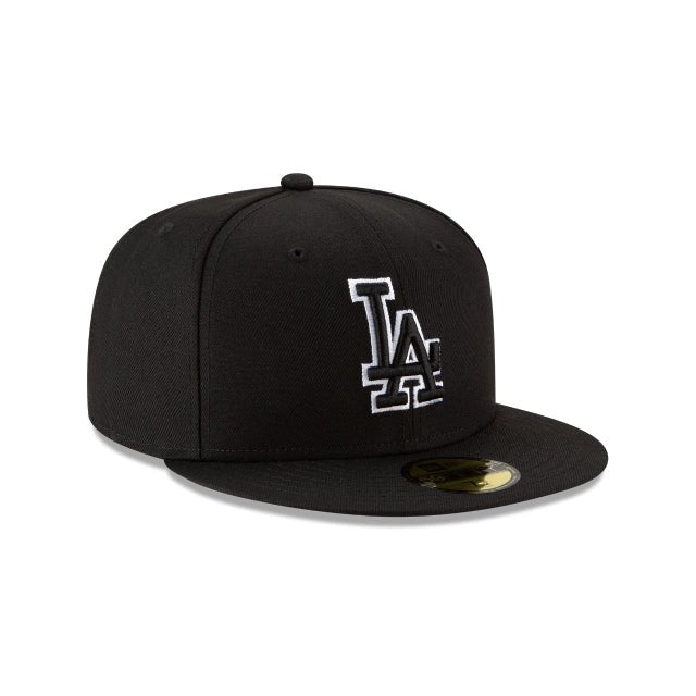 Cappello 59FIFTY Fitted Los Angeles Dodgers Authentic Collection Contorno Bianco Nero