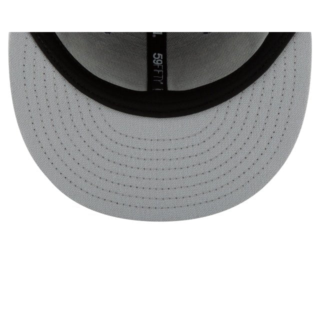 Cappello 59FIFTY Fitted Los Angeles Dodgers Authentic Collection Contorno Bianco Nero