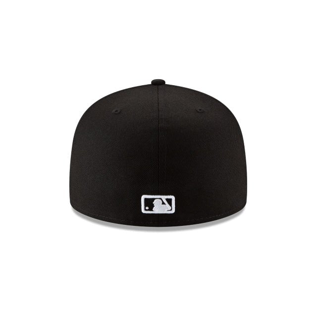 Cappello 59FIFTY Fitted Los Angeles Dodgers Authentic Collection Contorno Bianco Nero