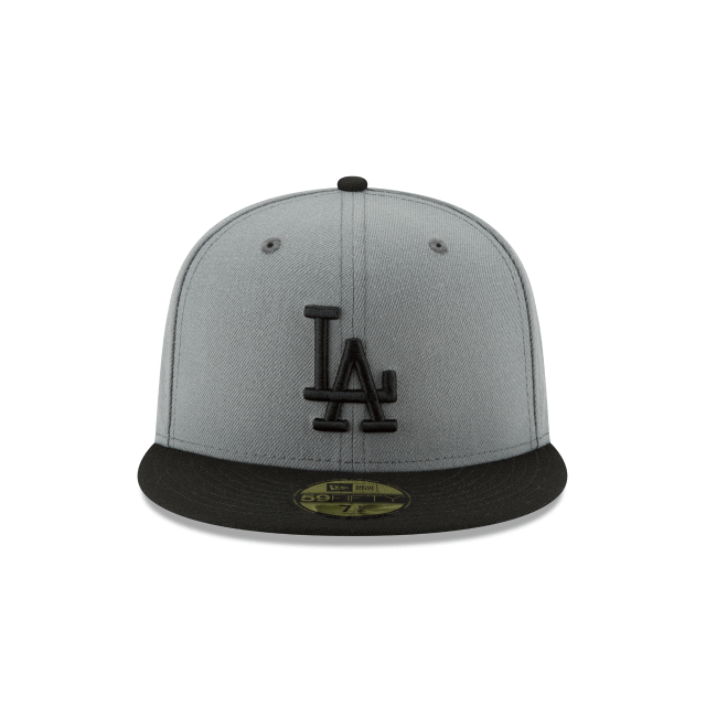 Los Angeles Dodgers Authentic Collection Black & Gray 59FIFTY Fitted Hat