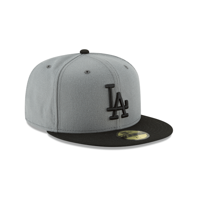 Los Angeles Dodgers Authentic Collection Black & Gray 59FIFTY Fitted Hat