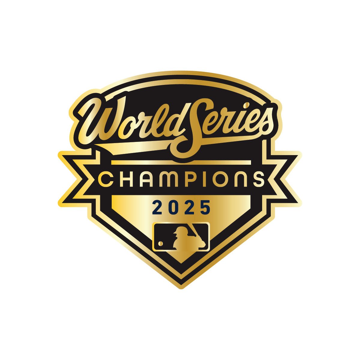 Los Angeles Dodgers Patch Campioni World Series Oro 2025 Blackout 59FIFTY