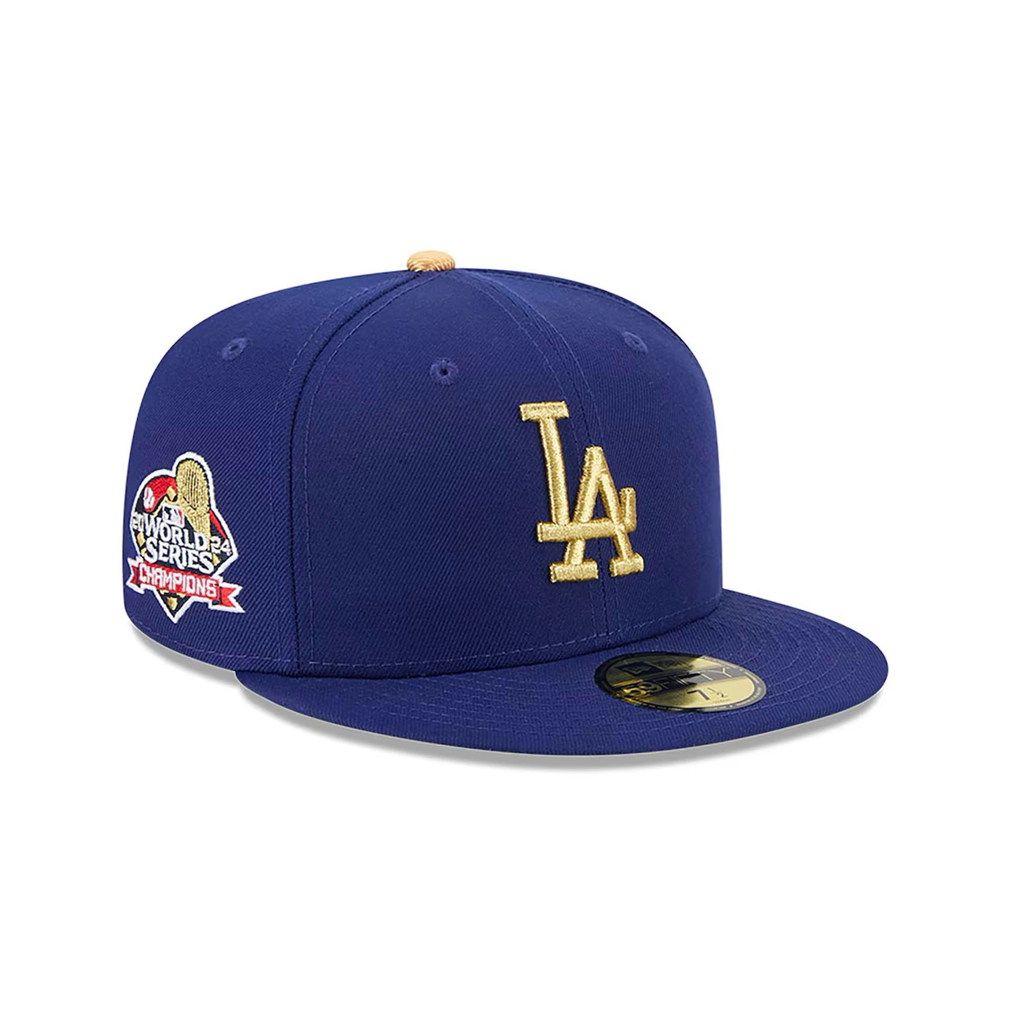 Los Angeles Dodgers World Series 2024 Blue & Gold 59FIFTY Fitted Hat