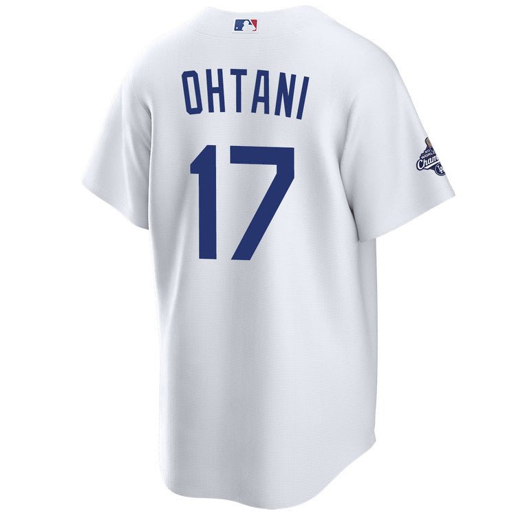Los Angeles Dodgers Shohei Ohtani 2025 World Series Champions White Nike® Replica Jersey