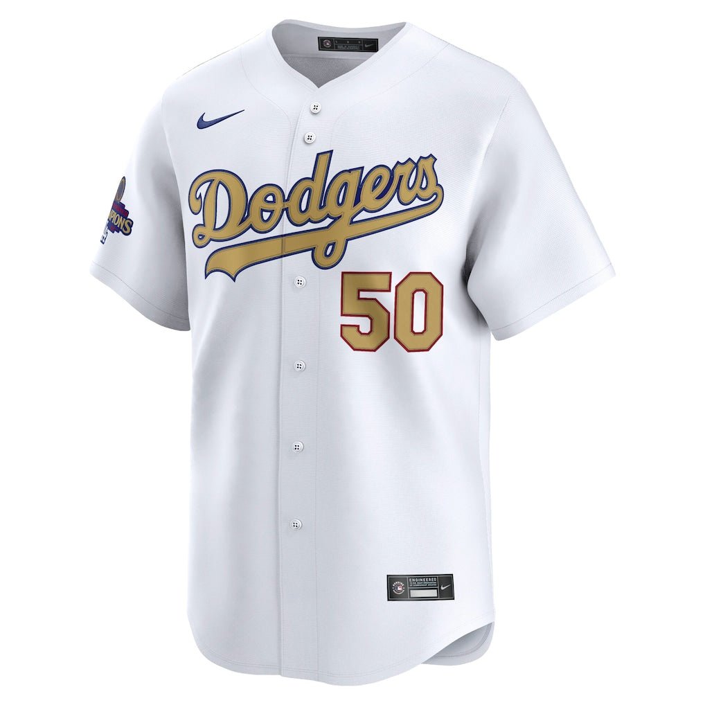 Los Angeles Dodgers YOUTH Mookie Betts 2024 World Series Champs Nike® Limited Jersey