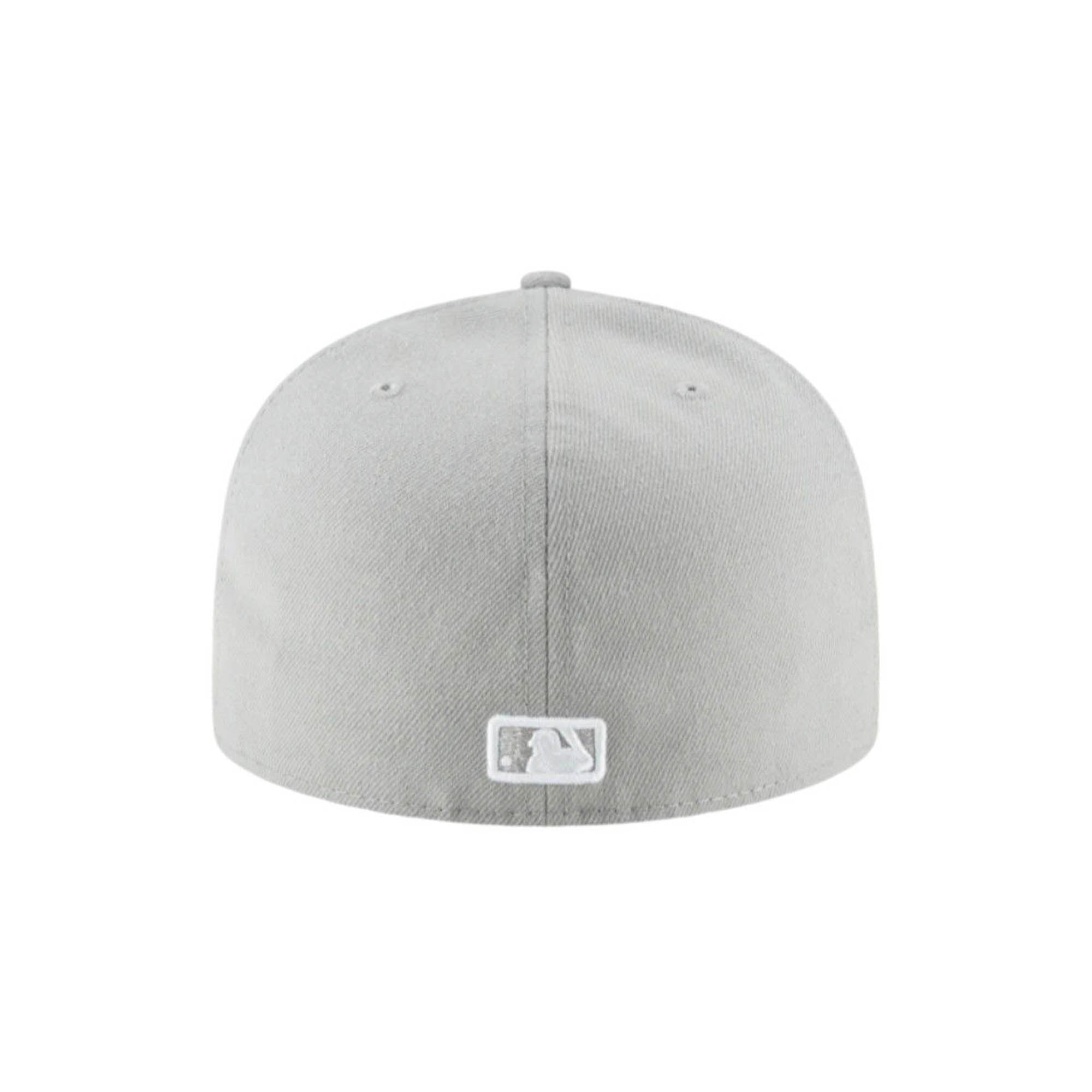 Cappello 59FIFTY Fitted Grigio Chiaro con Patch Campioni WS 2024 Los Angeles Dodgers