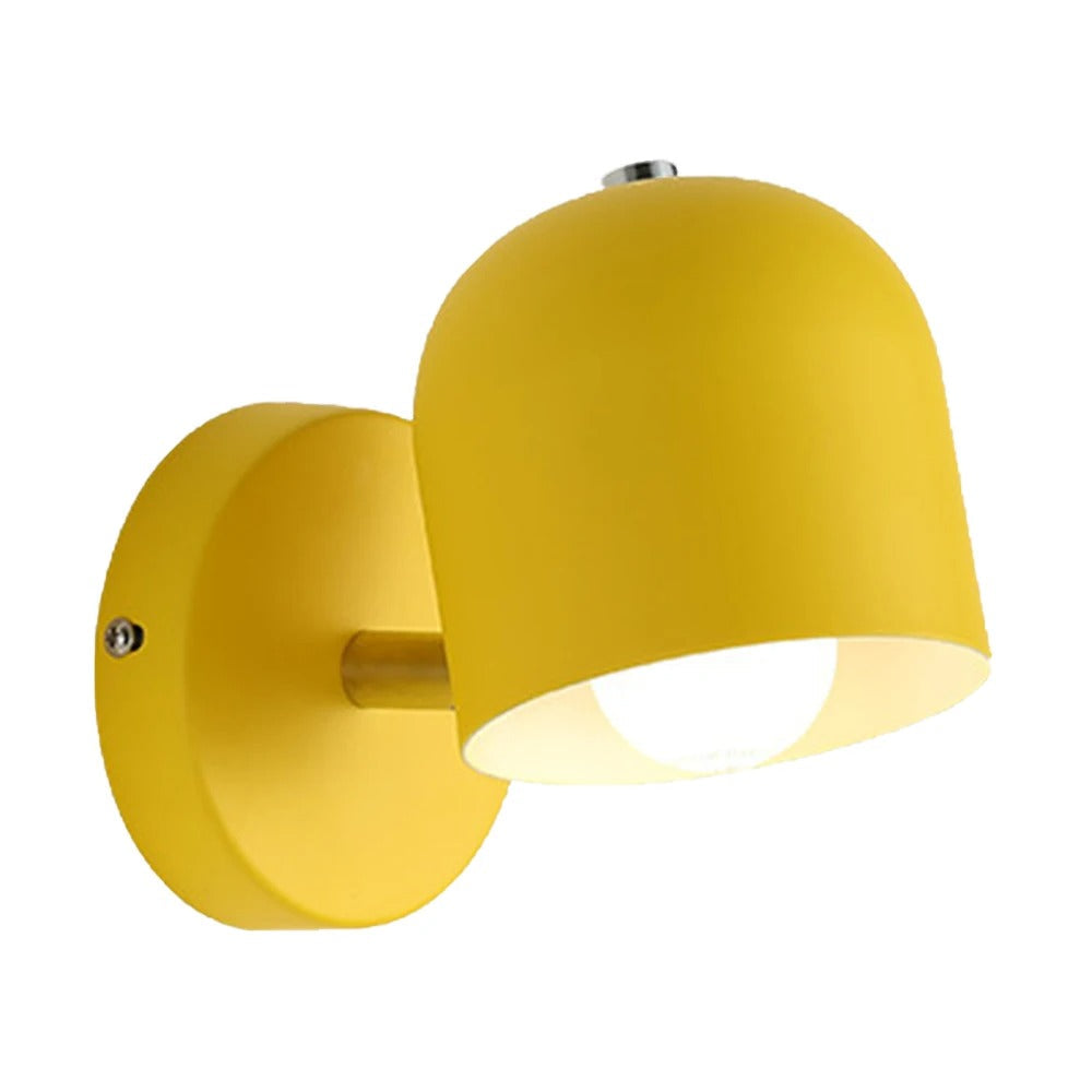 Modern Macaron Dome Wall Sconce LED 1-Light