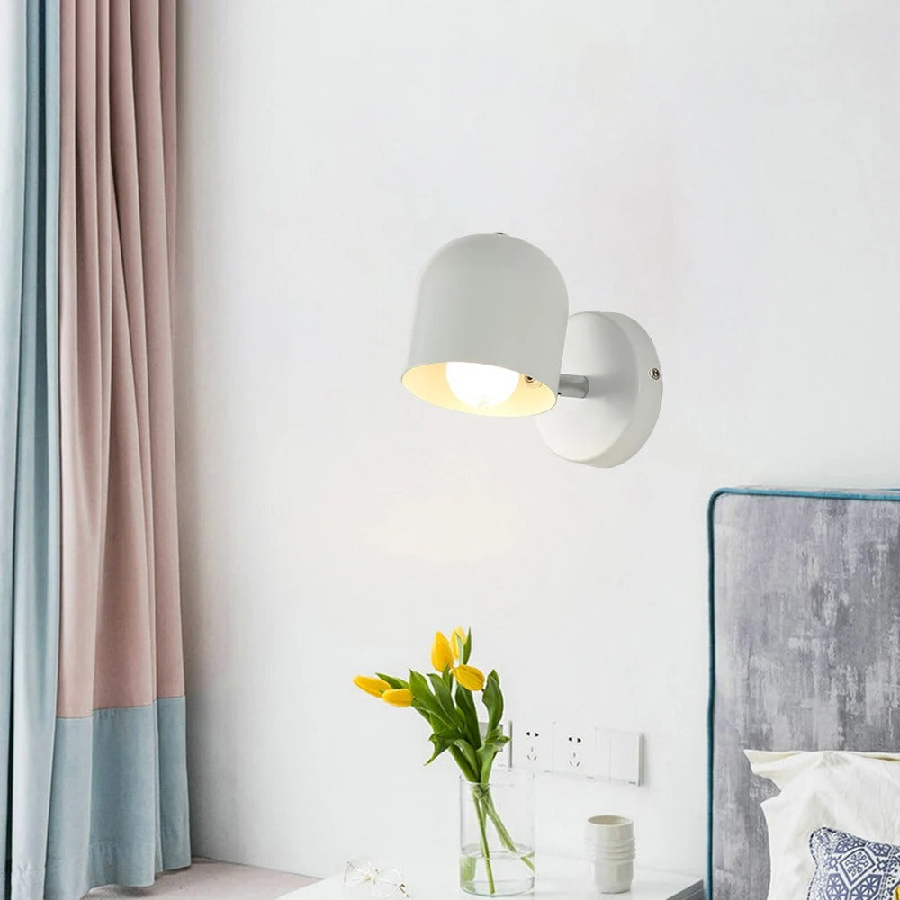 Modern Macaron Dome Wall Sconce LED 1-Light