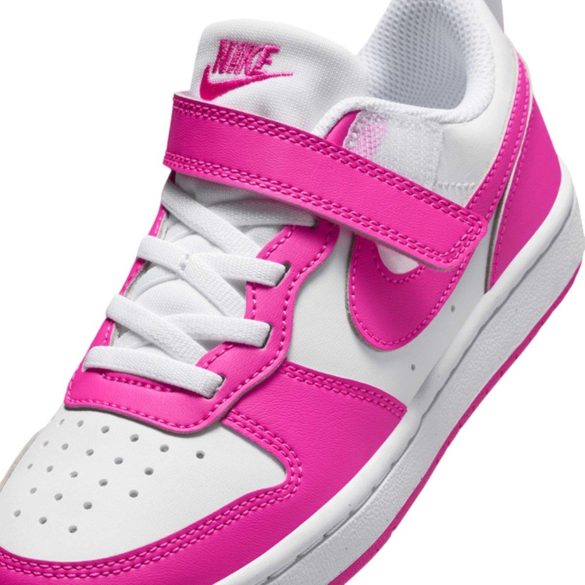 Nike Court Borough Low Recraft Laser Fuchsia White (PS)