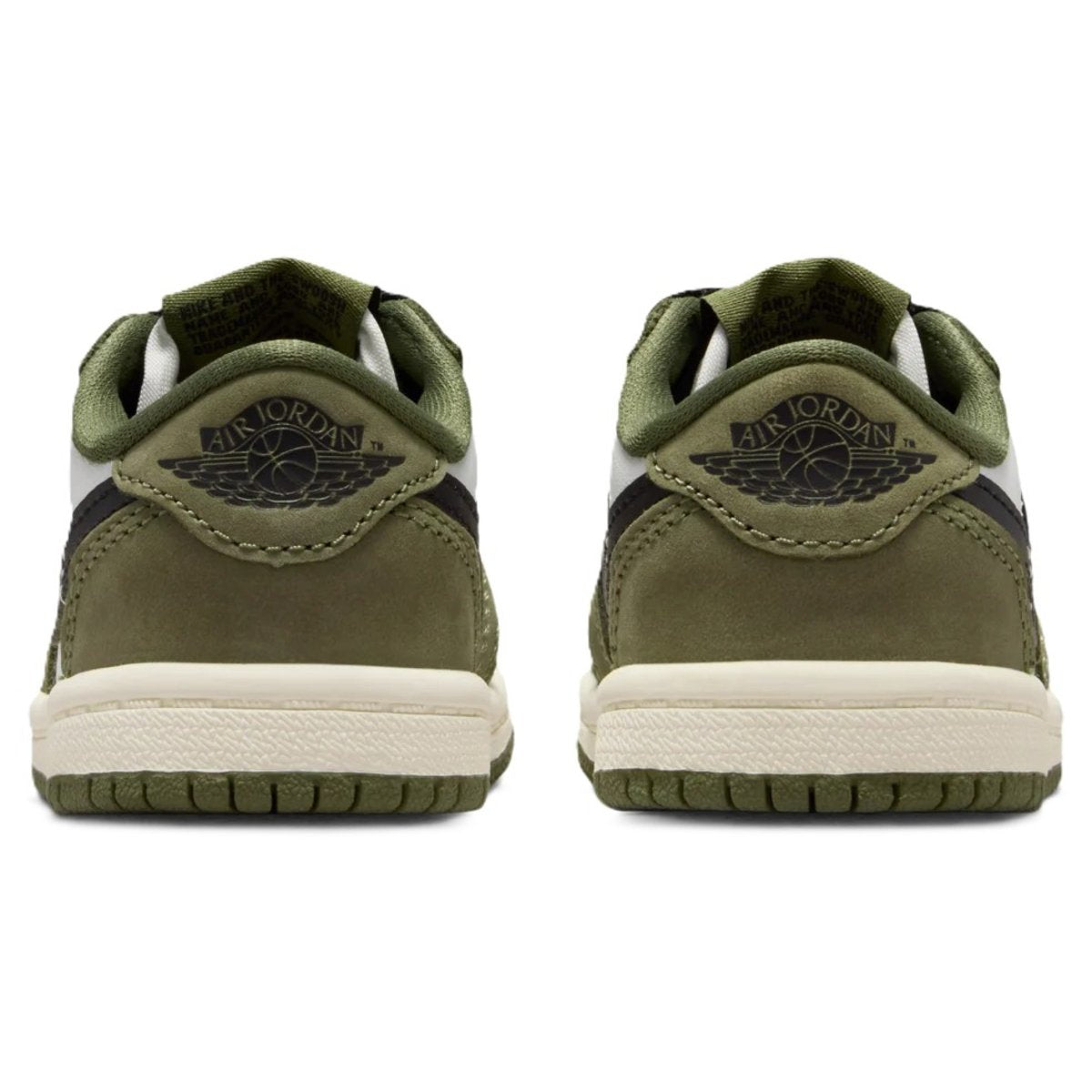 Jordan 1 Retro Low Medium Olive Summit White Sail Black (TD)
