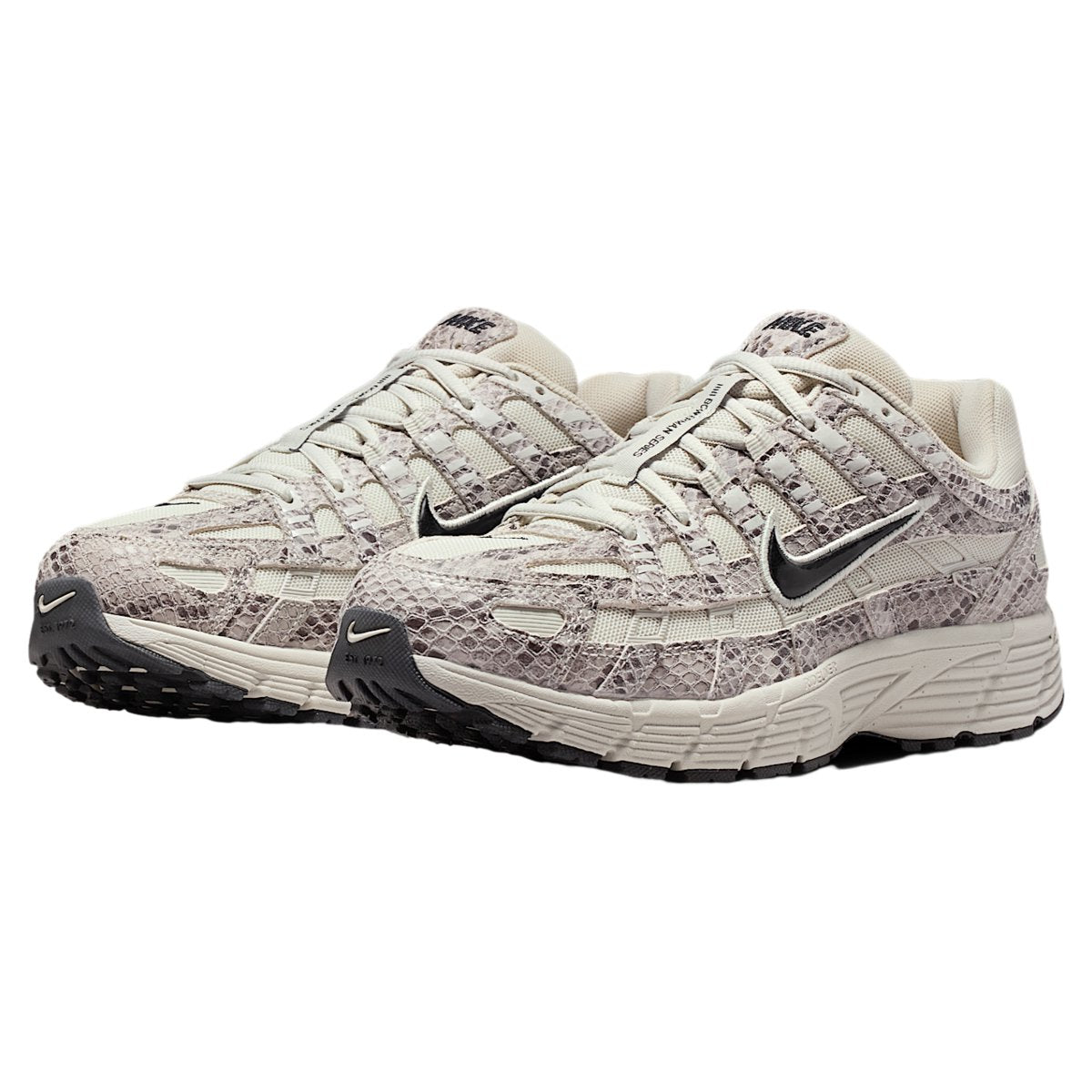 Nike P-6000 SE Piel de serpiente Hueso claro Negro (W)