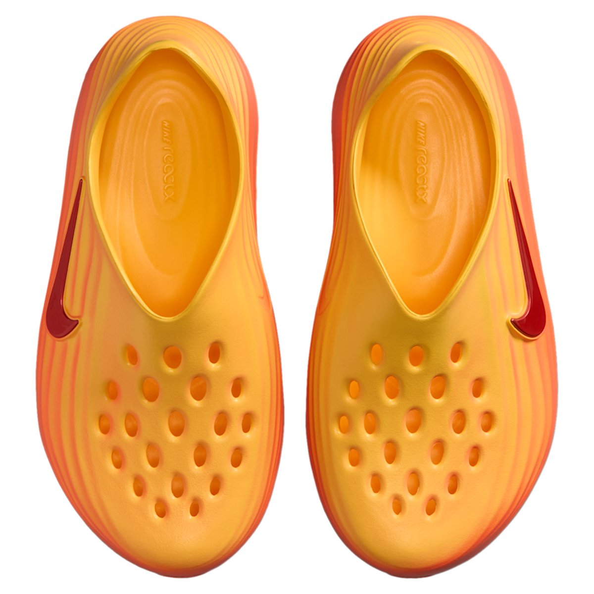 Nike ReactX Rejuven8 Topacio dorado Naranja turf Carmesí