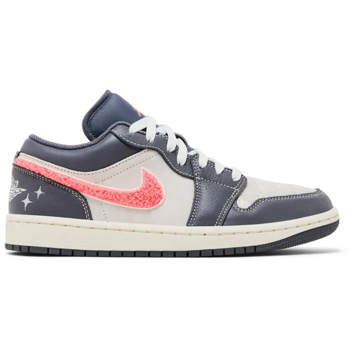 Jordan 1 Low Grafito claro Rosa intenso (W)
