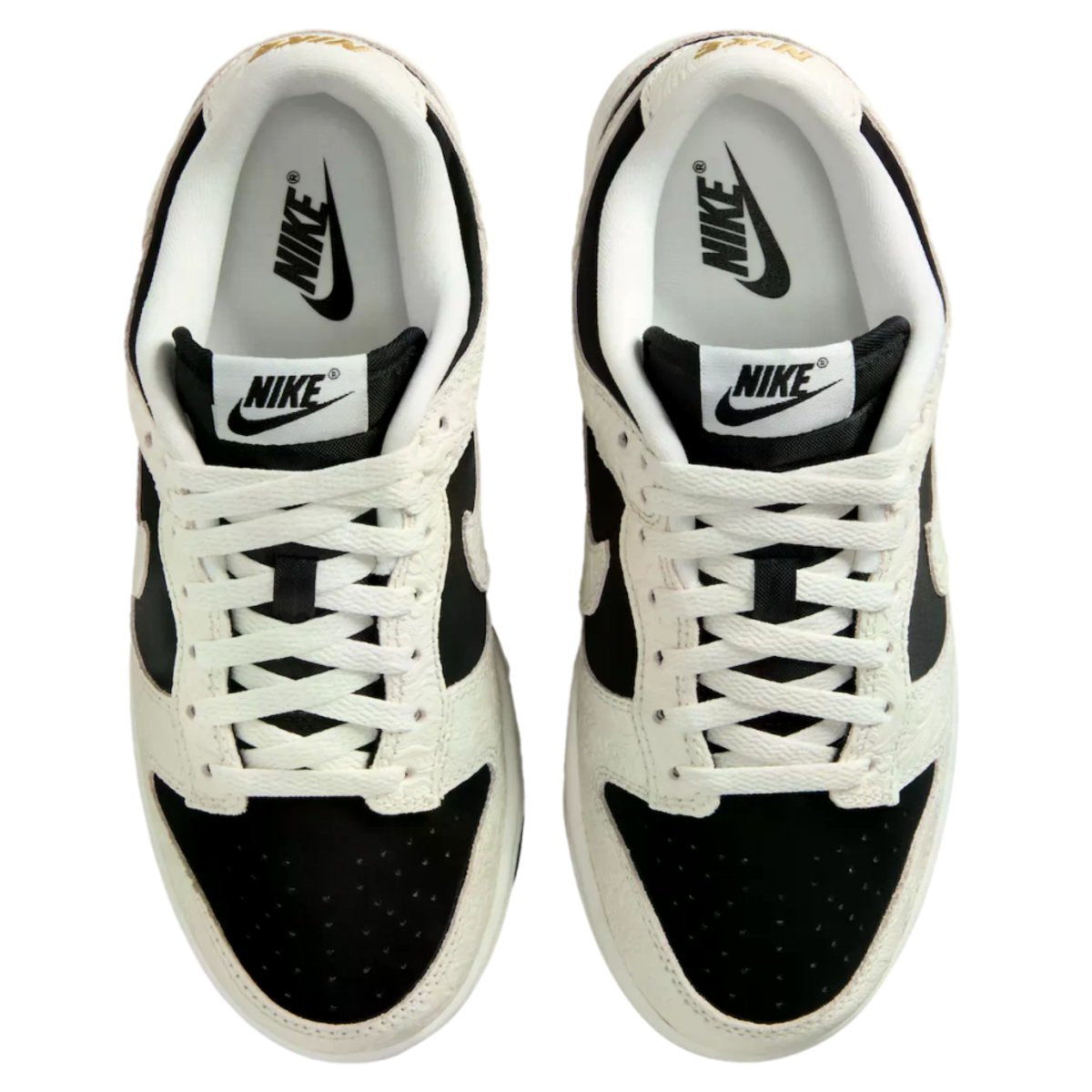 Nike Dunk Low Embossed zwart zeil (W)