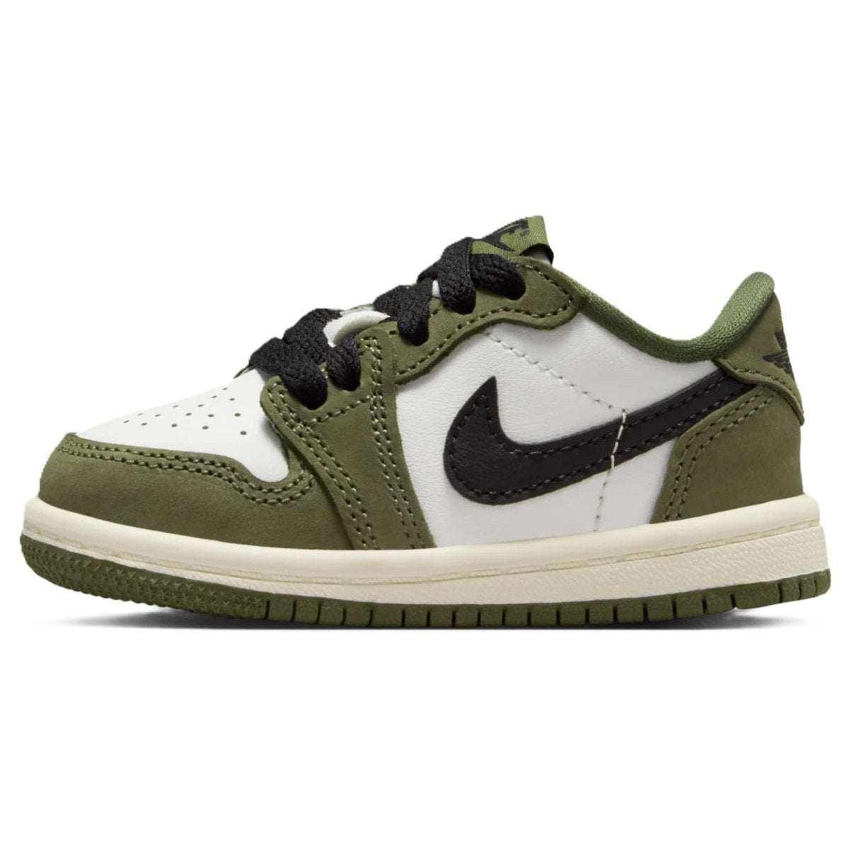 Jordan 1 Retro Low Medium Olive Summit White Sail Black (TD)