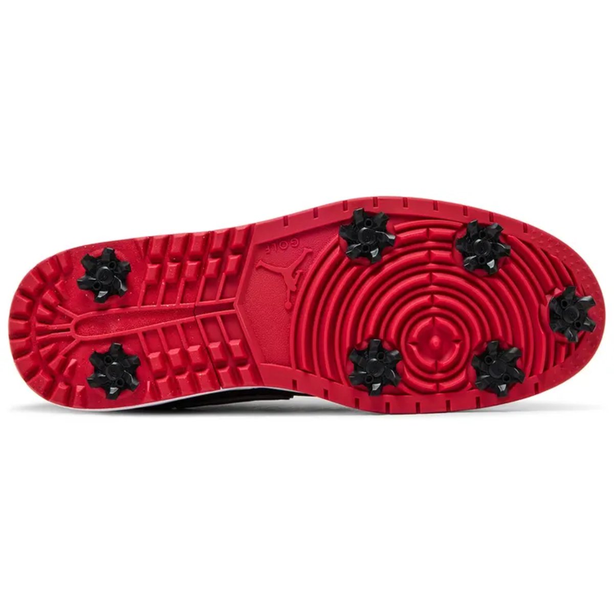 Jordan 1 Low Golf Spiked Bred Black Patent