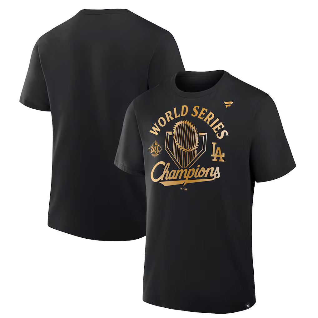Los Angeles Dodgers 2025 World Series Champions Parade Black T-Shirt