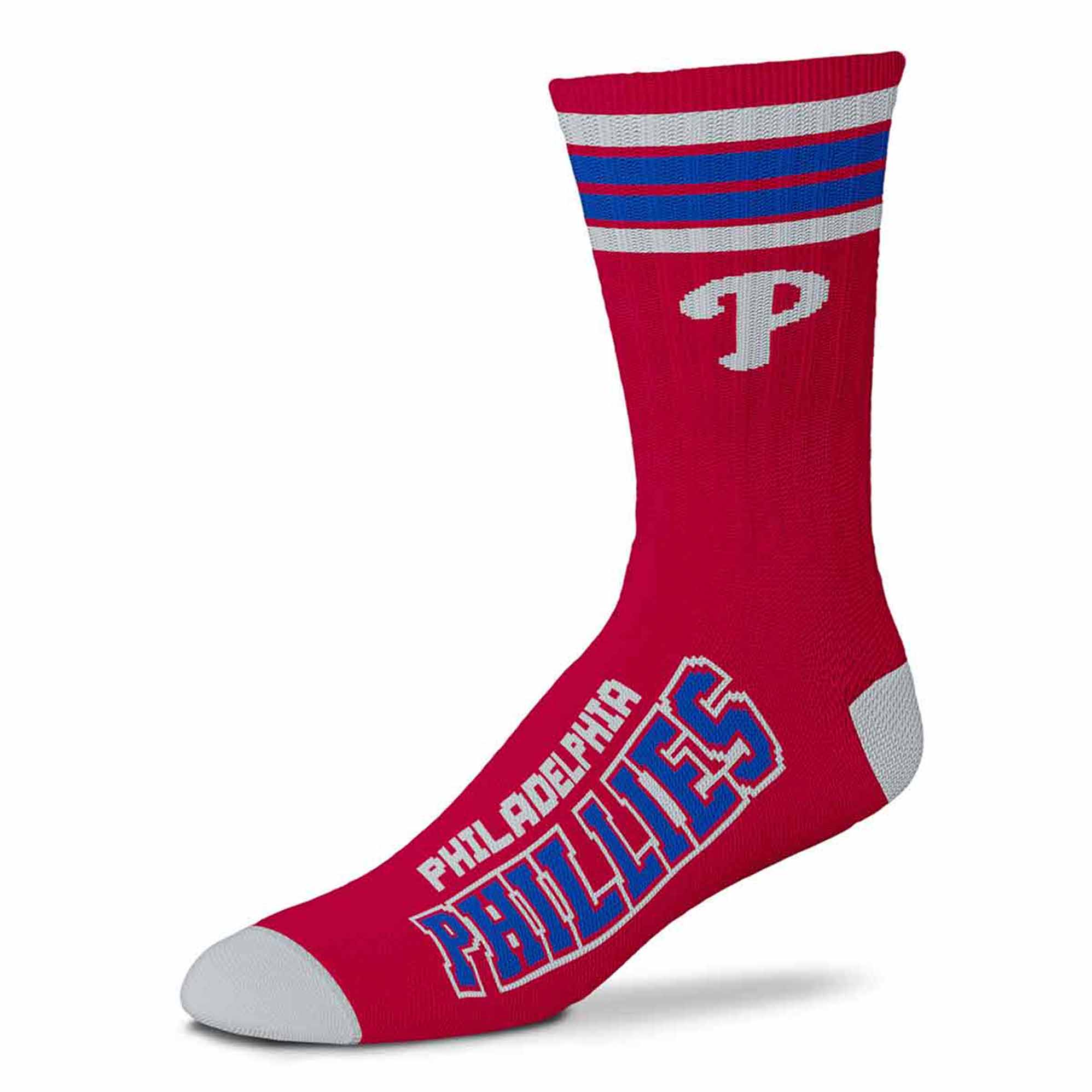 MLB 4-Stripe "Deuce" Performance Crew Socks - CHOOSE YOUR TEAM
