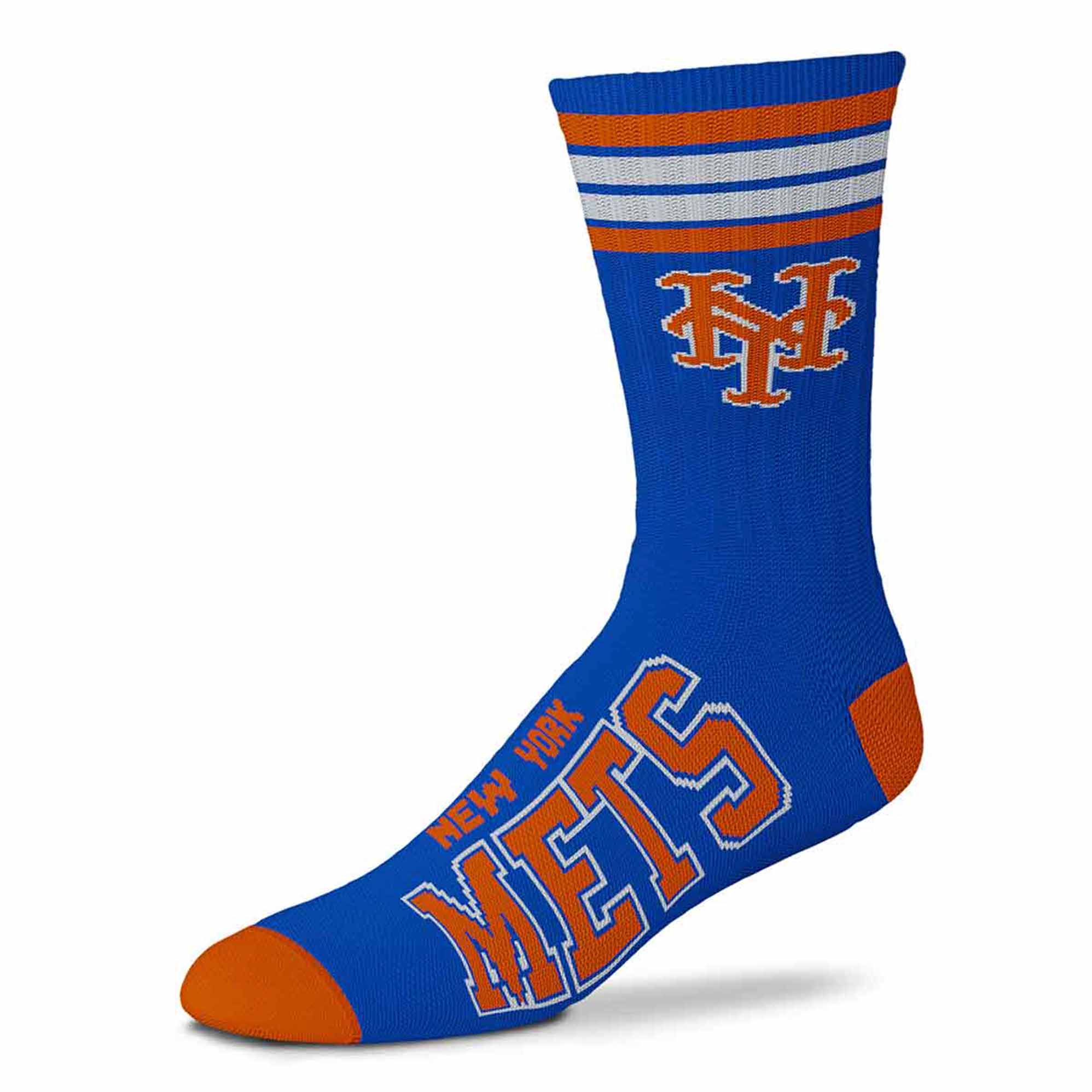 MLB 4-Stripe "Deuce" Performance Crew Socks - CHOOSE YOUR TEAM