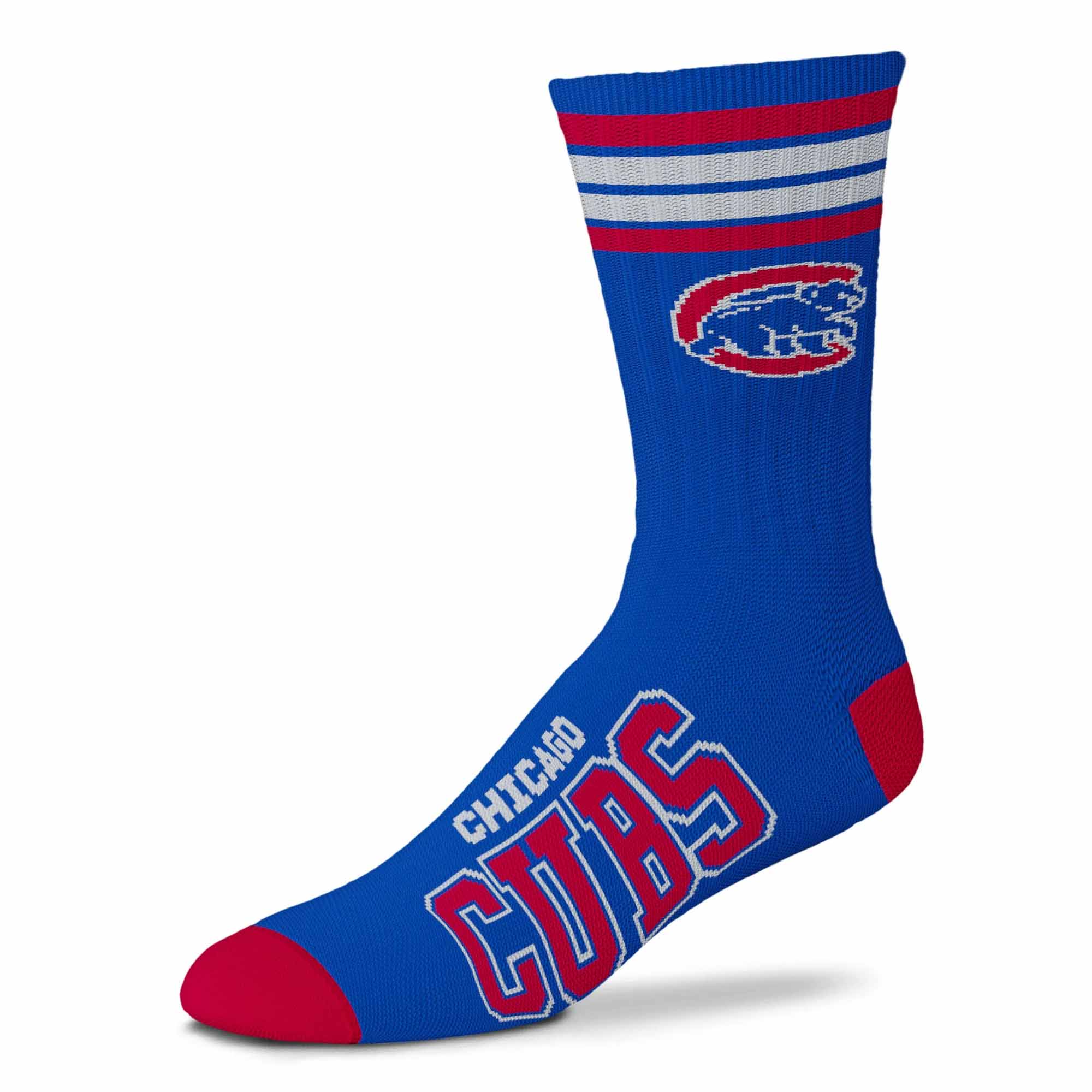 MLB 4-Stripe "Deuce" Performance Crew Socks - CHOOSE YOUR TEAM