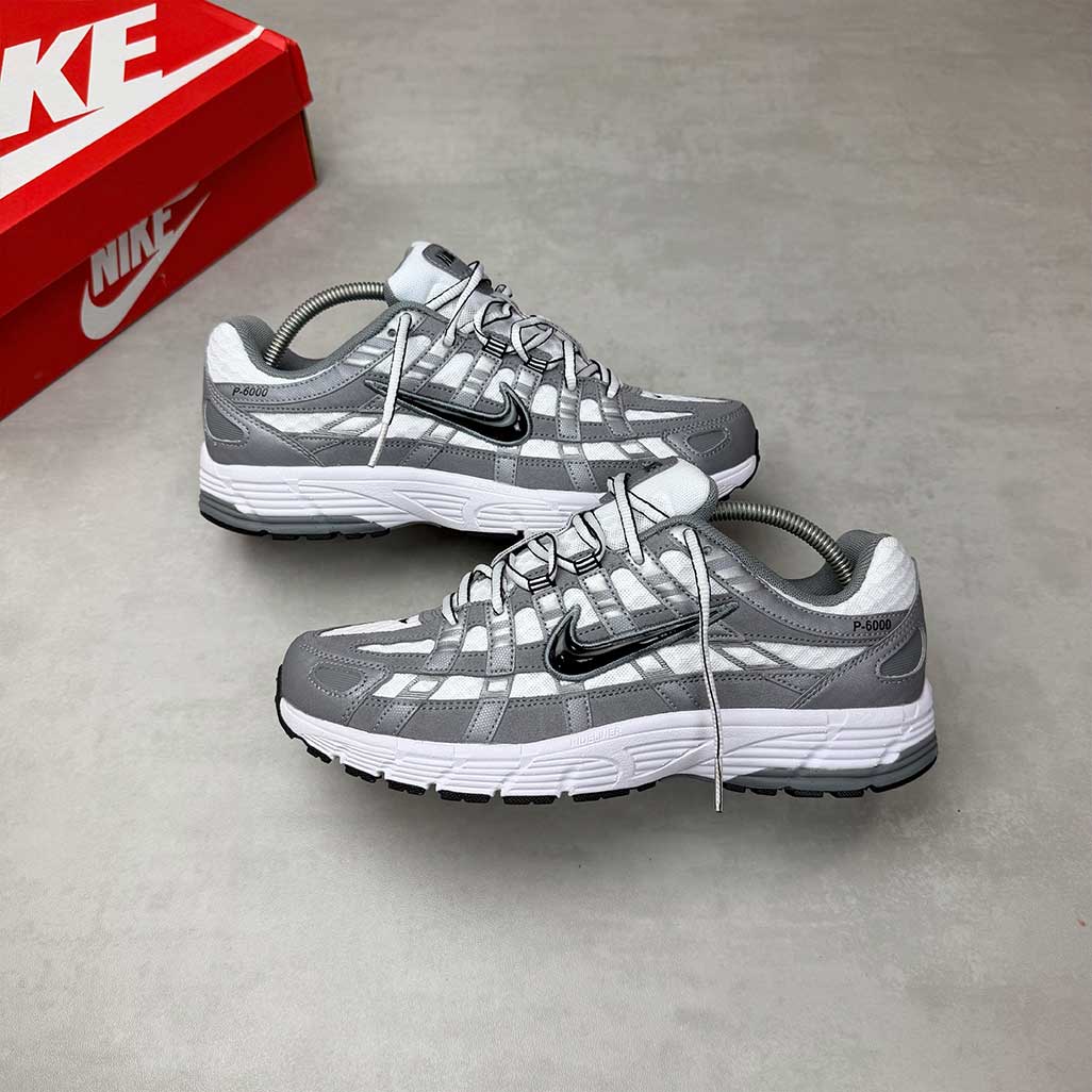 Nike P-6000 White Metallic Cool Grey