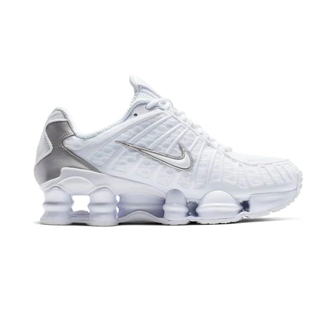 Nike Shox TL White Metallic Silver Max Orange W