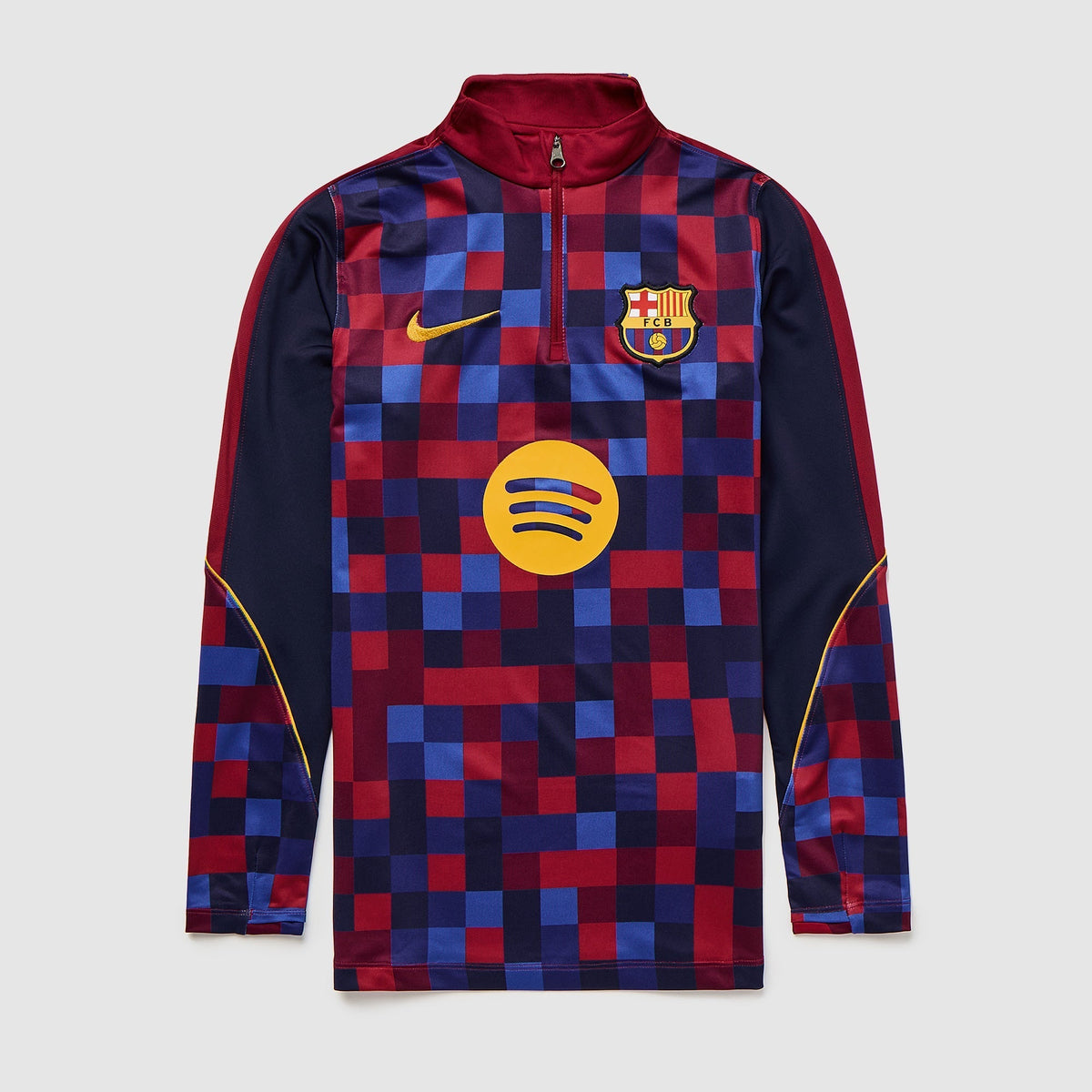 Barcelona 26/27 sweatshirt voor de warming-up in het thuistenue voor kinderen