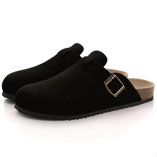 Women's  Suede Cork Slippers