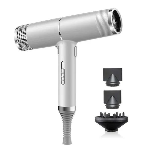 Asciugacapelli ionico professionale – Asciugacapelli ad alta velocità 110.000 RPM con diffusore e ugelli