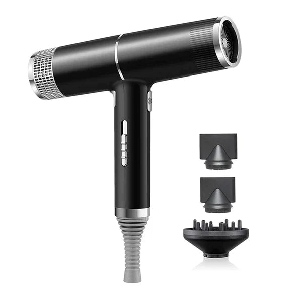 Asciugacapelli ionico professionale – Asciugacapelli ad alta velocità 110.000 RPM con diffusore e ugelli
