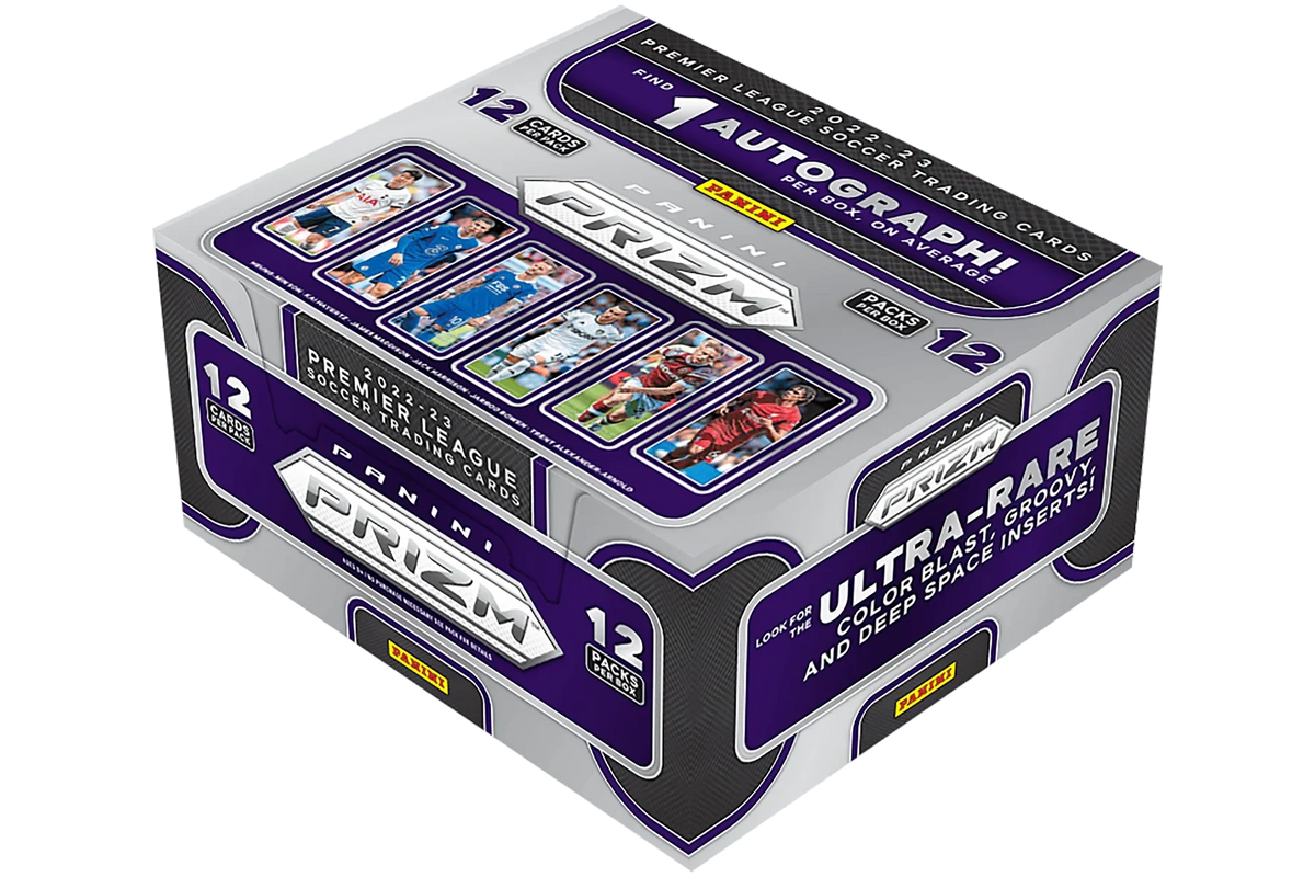 Panini - 2022/23 Prizm Premier League Football (Soccer) - Hobby Box (12 Packs)