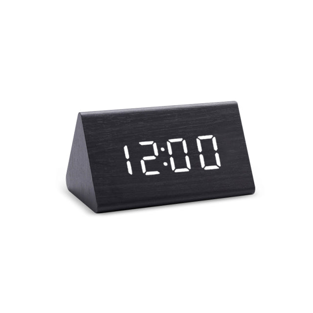 Smart LED Alarm Clock Sleek Digital Display with Temp Sensor