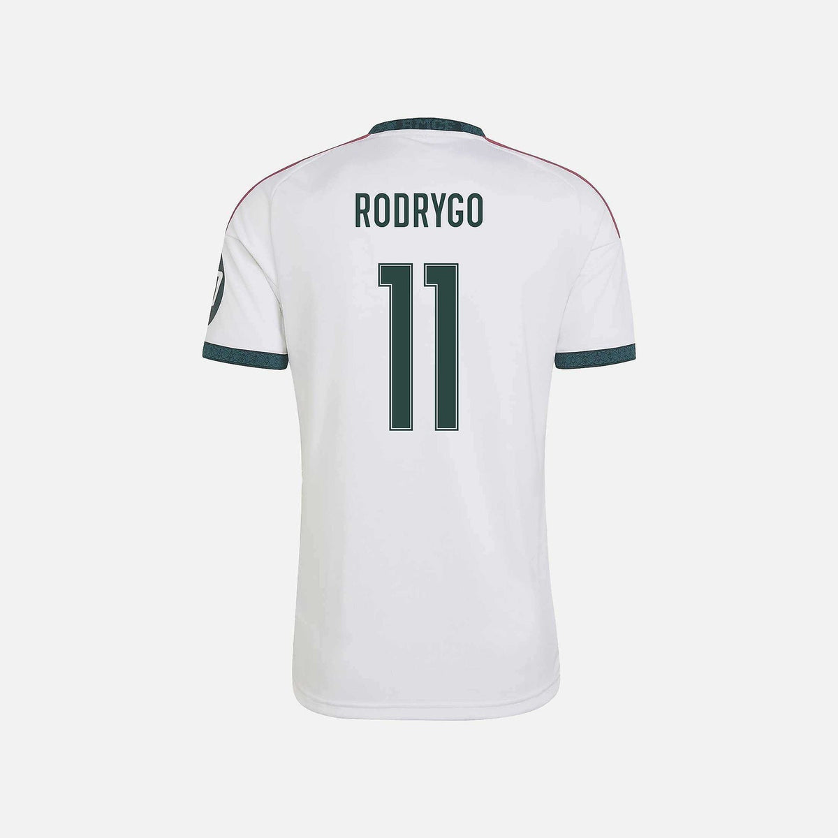Real Madrid 26/27 thuisshirt — Rodrygo 11 — Champions-patch