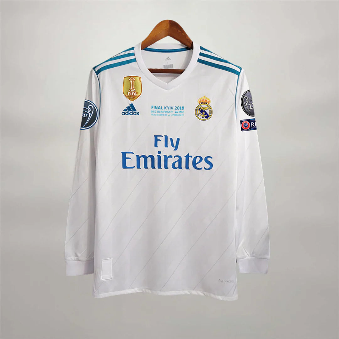 Cristiano Ronaldo CR7 Real Madrid Long Sleeve Home 2018 Jersey