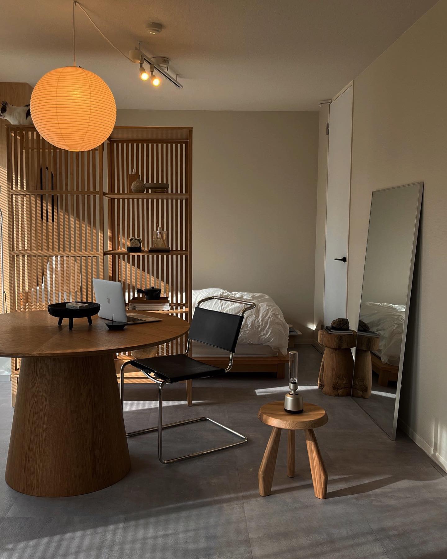 Japanese Washi Paper Globe Pendant Light 1-Light