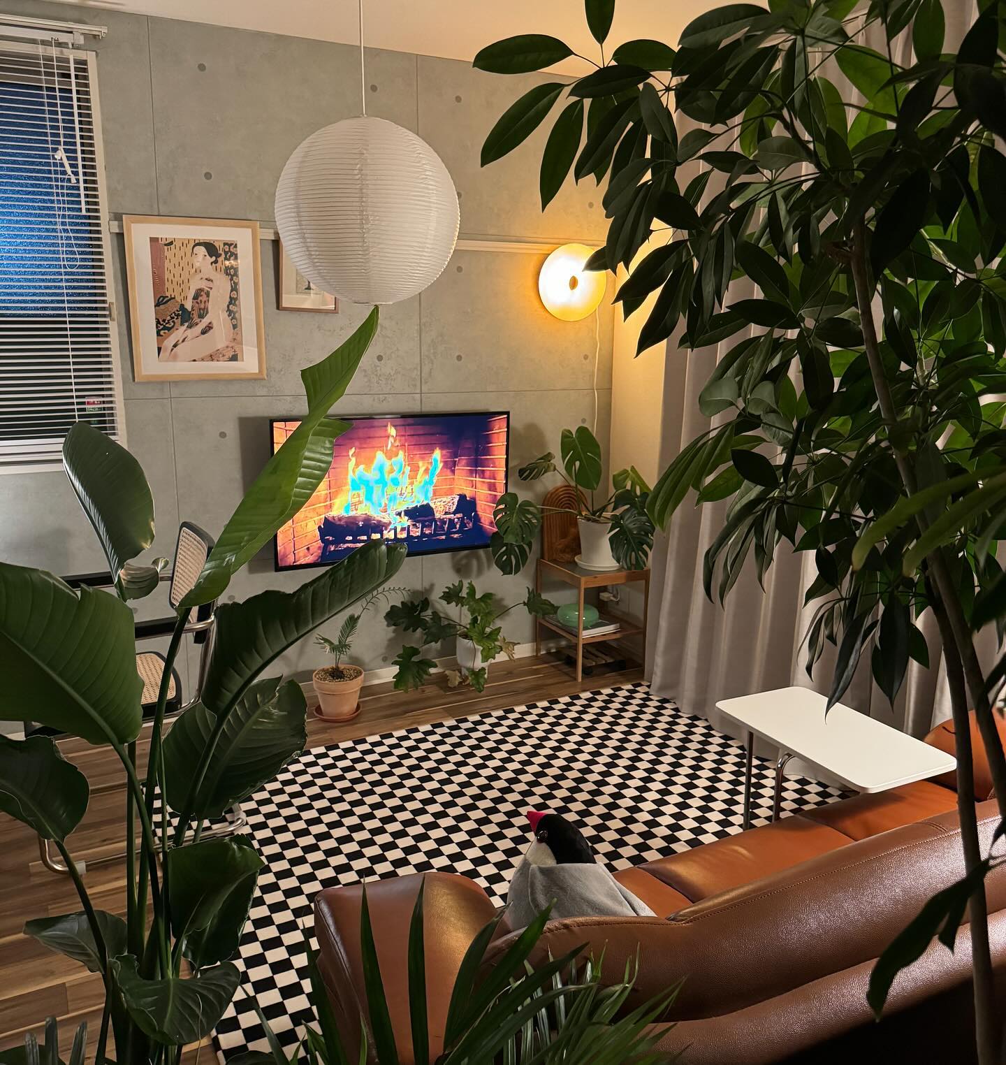 Japanese Washi Paper Globe Pendant Light 1-Light