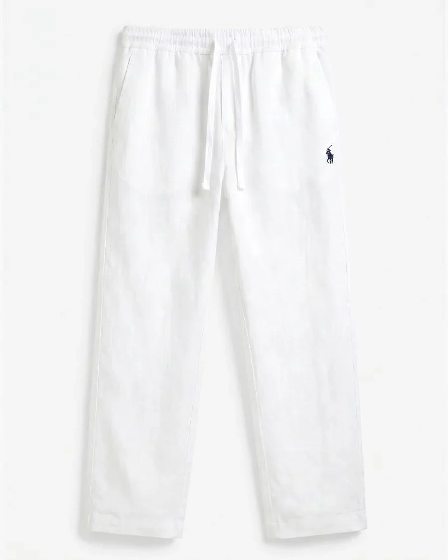 Polo Ralph Lauren Men's Straight Fit Linen Cotton Trousers